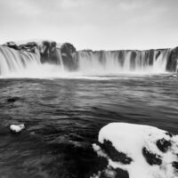; Goðafoss, Wasserfall des Skjálfandafljót in der Gemeinde Þingeyjarsveit