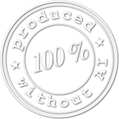 produced 100 percent without AI